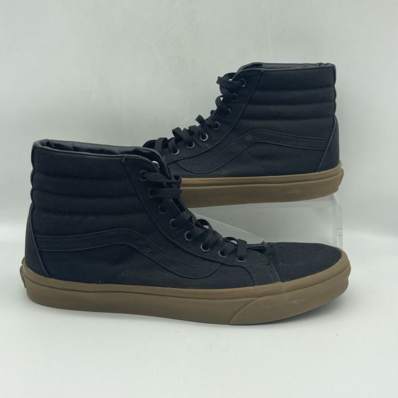 Vans Off The Wall Triple  Black High Top Skateboard Shoe Men Size 11.5 Sneakers - Picture 2 of 7